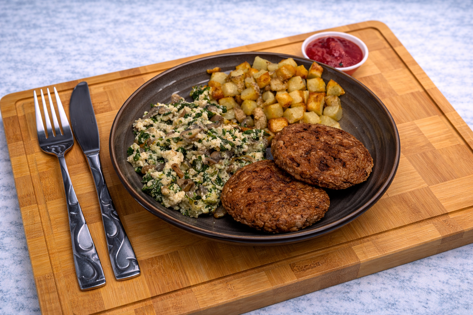 F3 Turkey Sausage Egg White Scramble