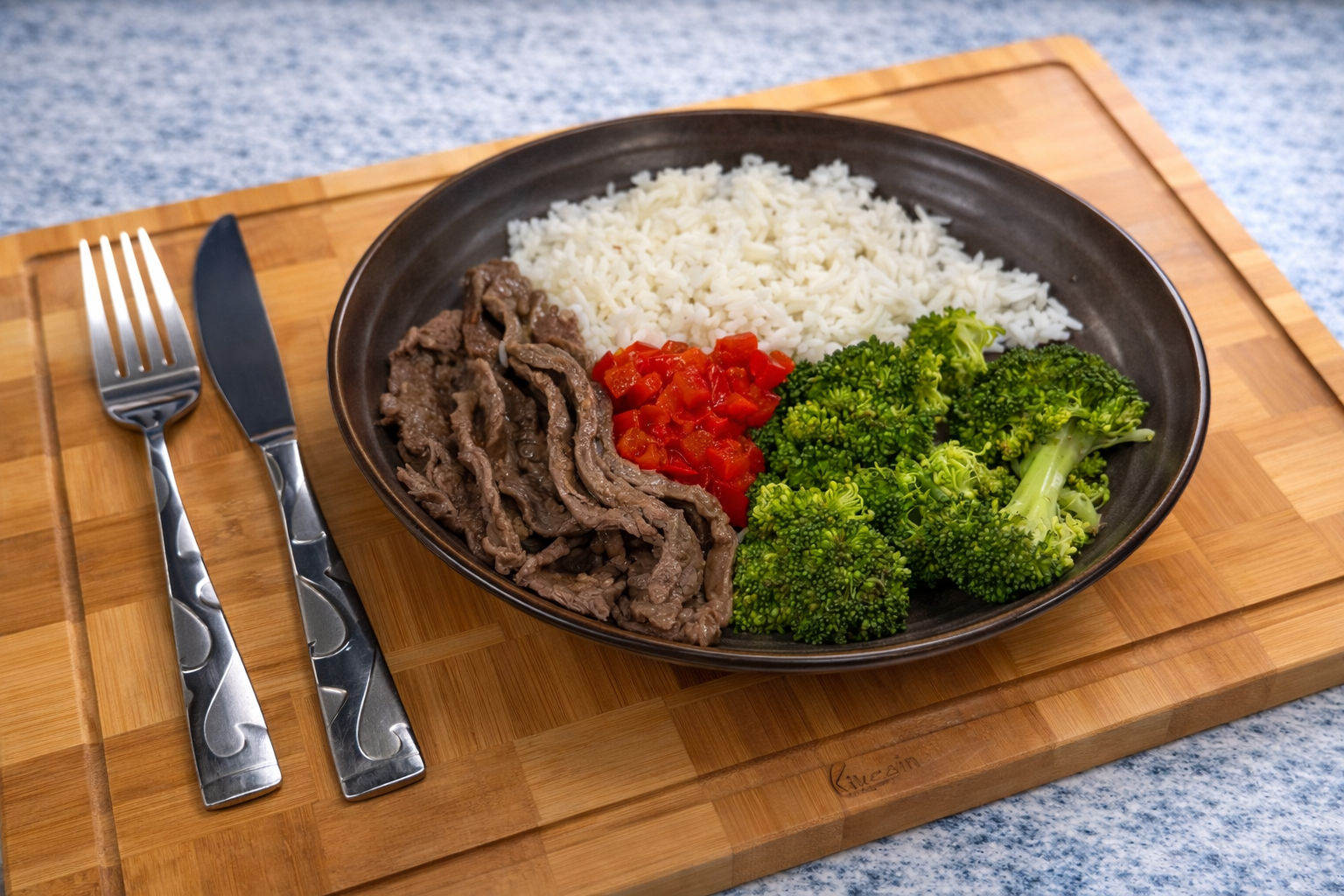 Pepper Steak & Rice Bowl