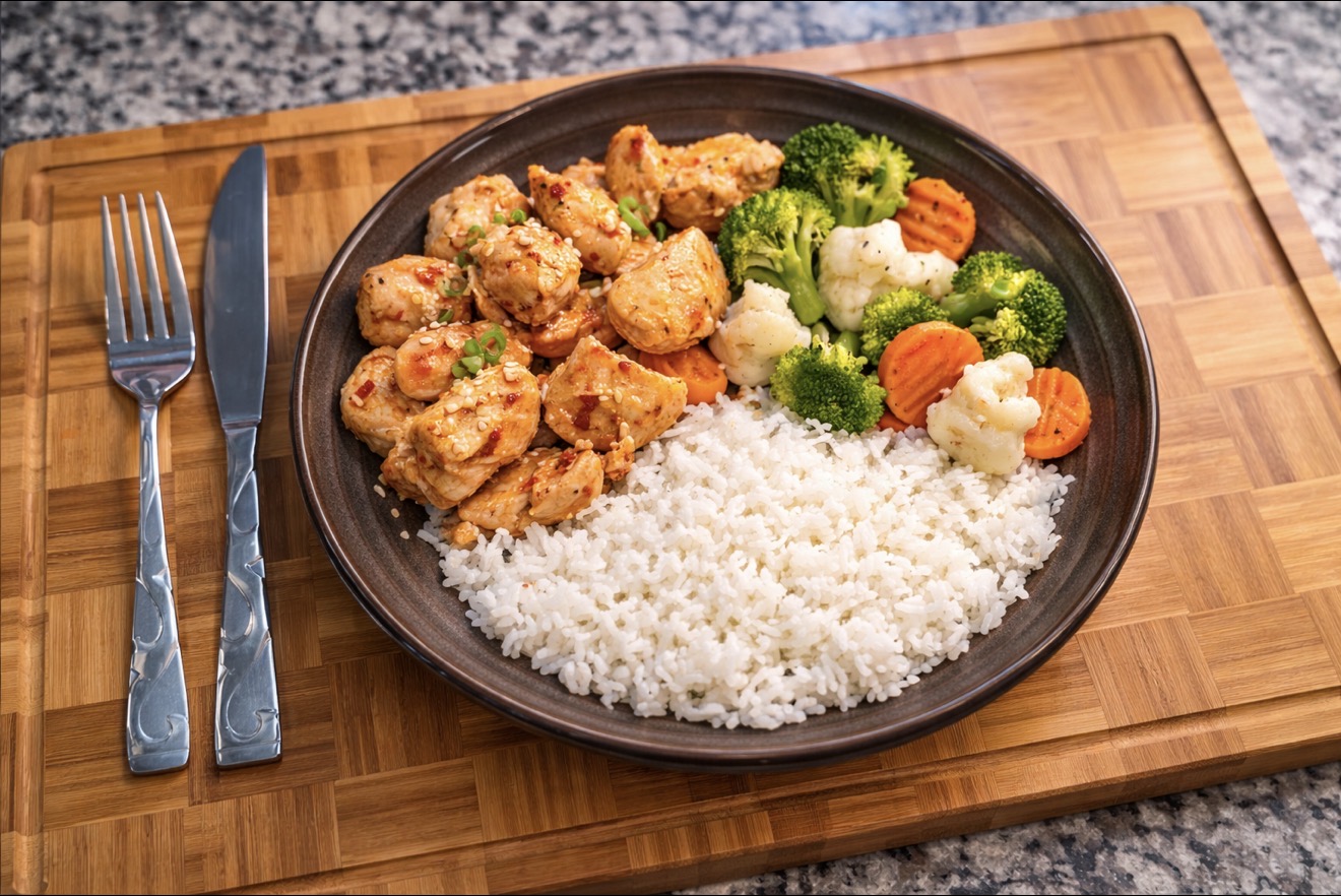 Thai Chili Ginger Chicken Bowl